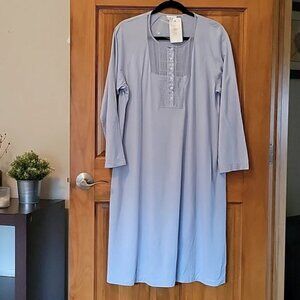 La Perla Joelle Sleep Shirt Night Gown 18 Blue New
